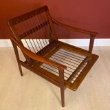 Norwegian teak lounge chair by Fredrik Kayser for Vatne, 1960s