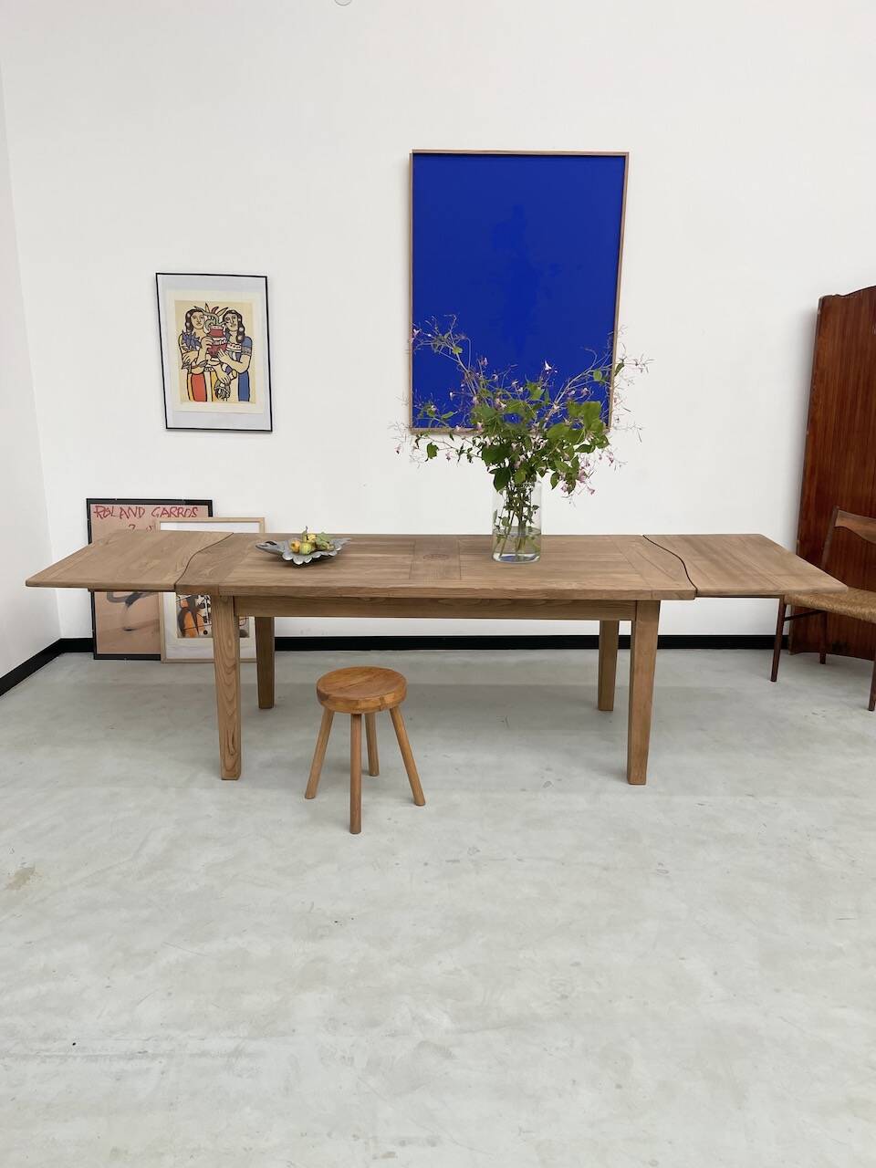 Oak farmhouse table 270 cm with extensions