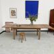 Table de ferme chêne 270 cm avec allonges