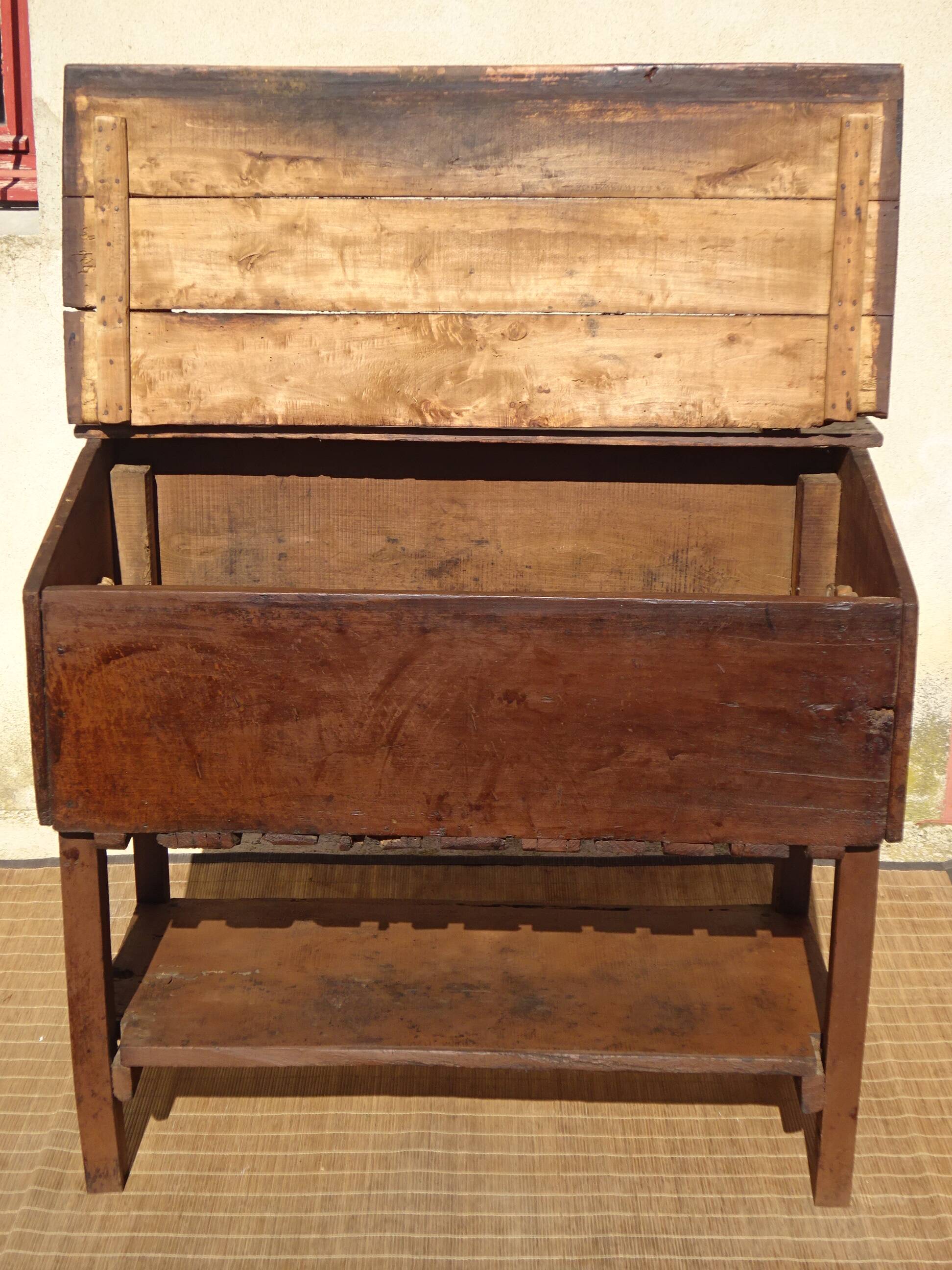 Antique oak furniture, dish drainer