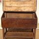 Antique oak furniture, dish drainer