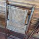 Set of 4 folding chairs old colonial style