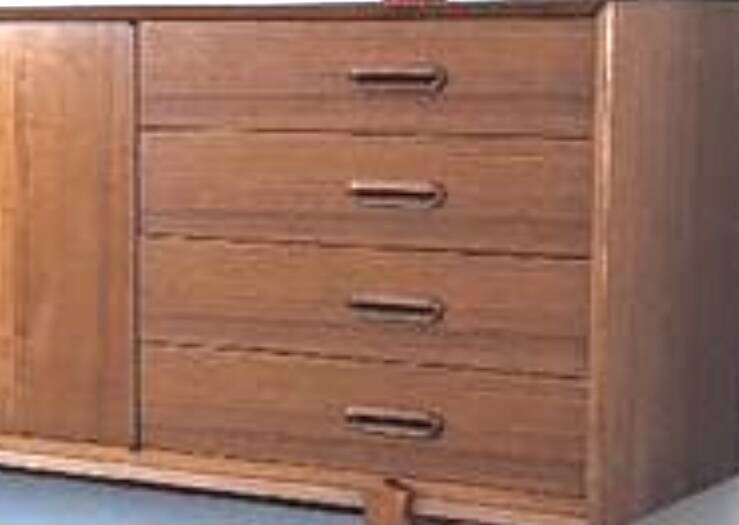 Vintage Scandinavian teak sideboard