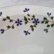 Plat porcelaine fin xixeme