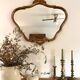 Antique Baroque Shell Mirror