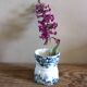 Diabolo egg cup Terre de Fer blue flowers