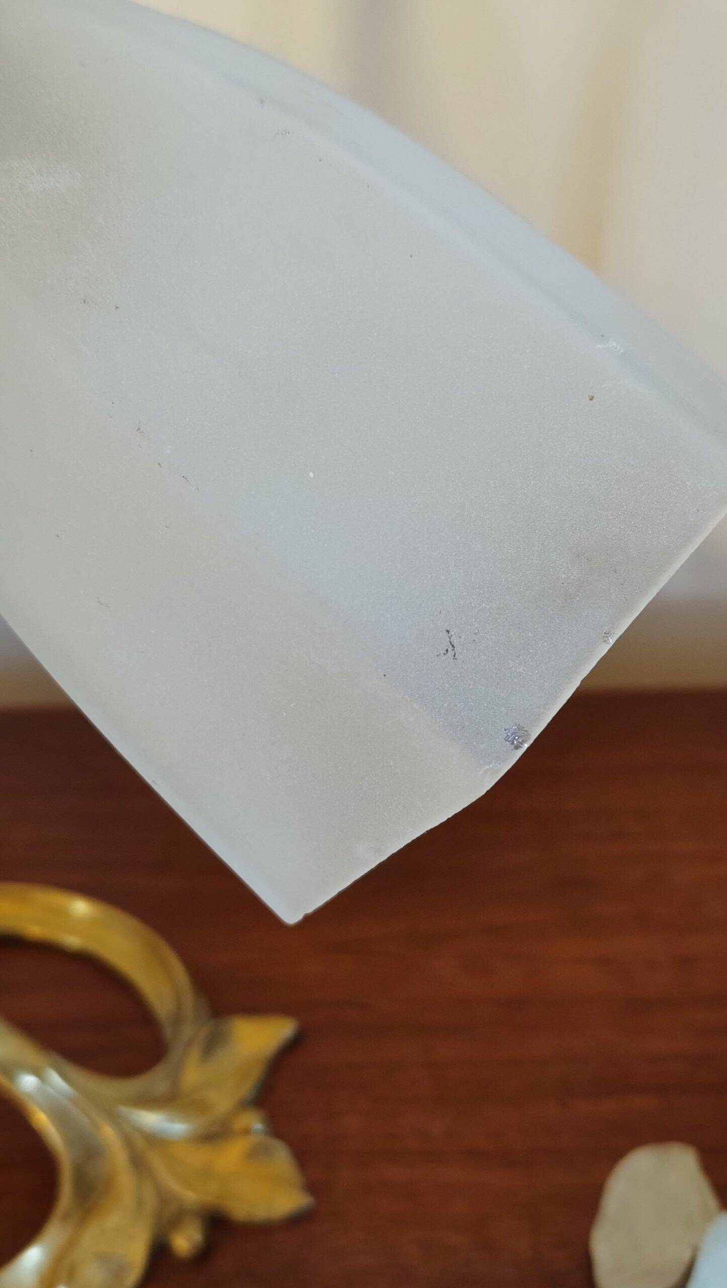 Art Nouveau table lamp + Art Deco globe