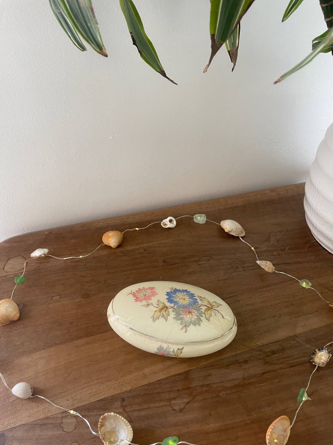 Vintage porcelain candy box