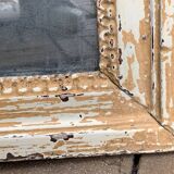 19th century mercury mirror patinated trumeau