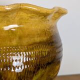 Glazed earthenware planter