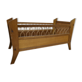 Rattan floor basket for pet
