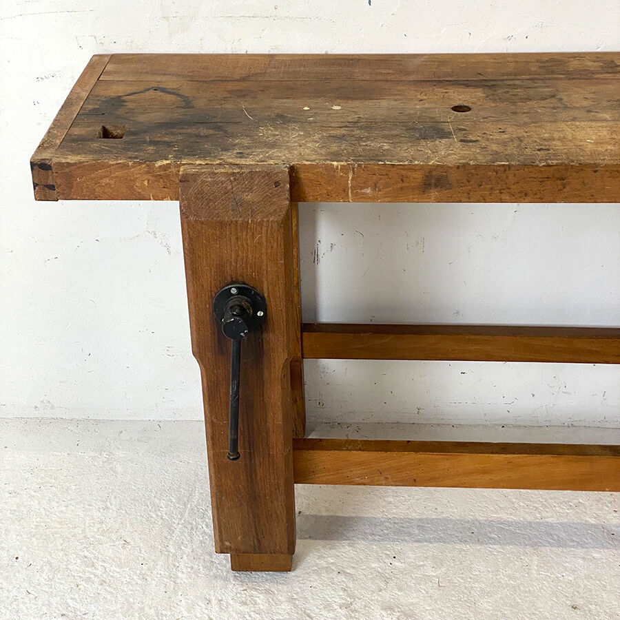 Solid oak workbench