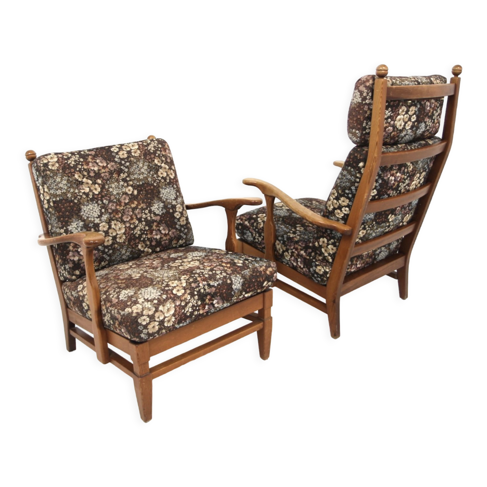 Set of 2 Scandinavian armchairs, Göperts Möbler, Sweden, 1960