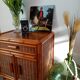 Meuble d'appoint bambou et rotin