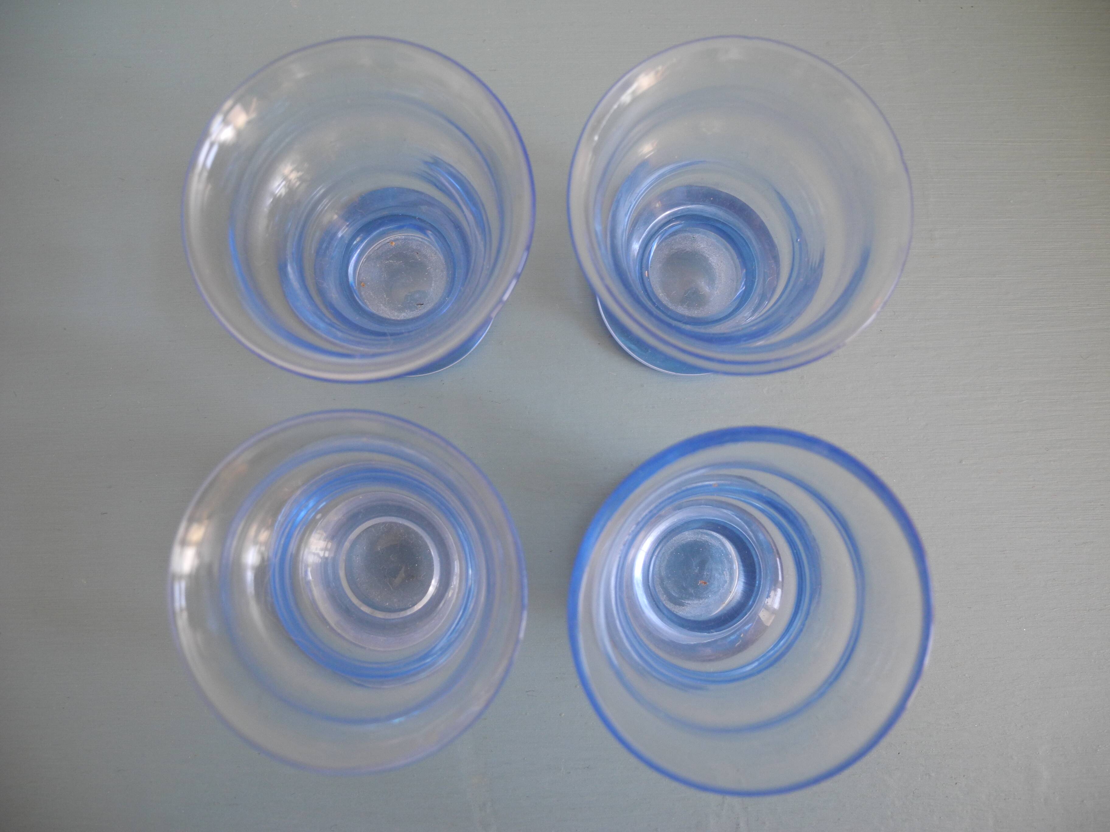 Liqueur service carafe crystal glasses bohemian crystal glasses