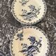 Assiettes plates Gien chardons