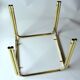 Small brass and glass side table, ideal as a plant stand, vintage from the 70s