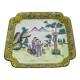 Asian enameled copper tray