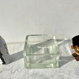 Large glass brick Lumax vintage design 60 perfect condition