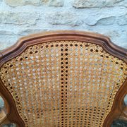 Caned armchairs in Louis XV style