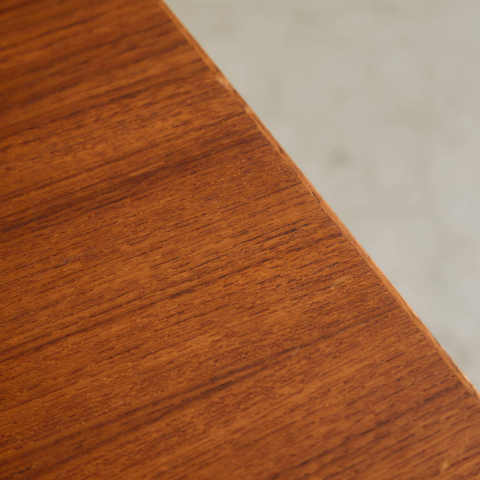 1950s Danish Teak Coffee Table with Drawers and Pull-Out Tray