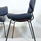Lot de 6 chaises Delfino de Erberto Carboni pour Arflex, années 1950