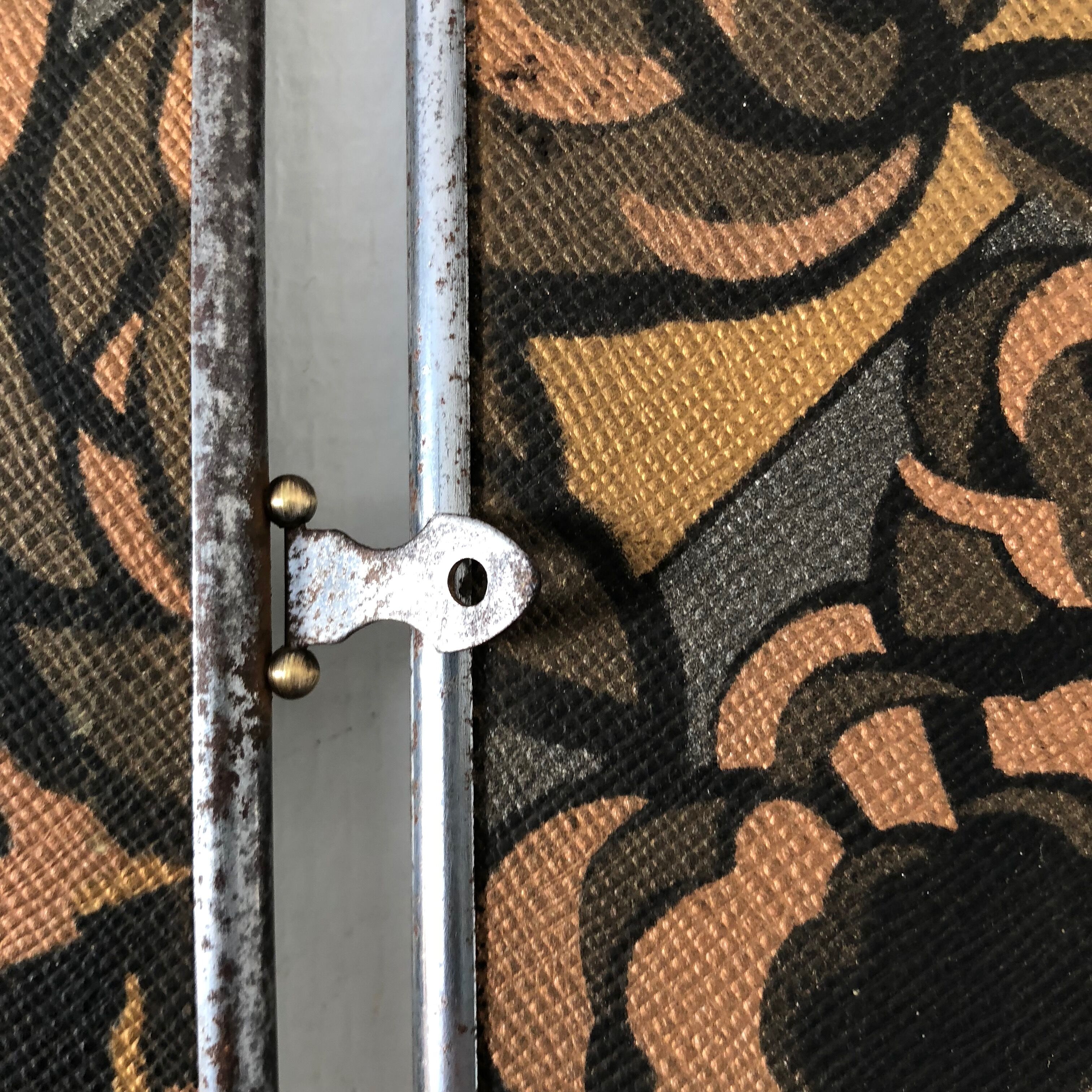 Triptych barber mirror 28x69cm vintage 1930