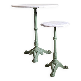 Pretty bistro table and pedestal table