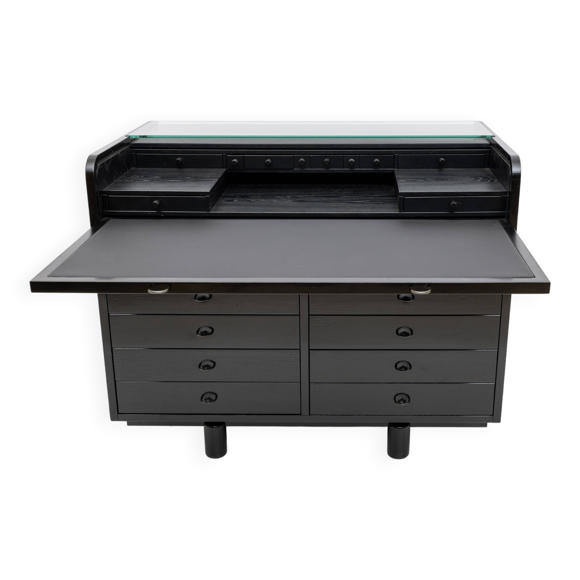 Mid-Century Modern Italian Desk Table by Gianfranco Frattini for Bernini,60