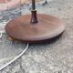 Teak and bronze floor lamp, circa 1960