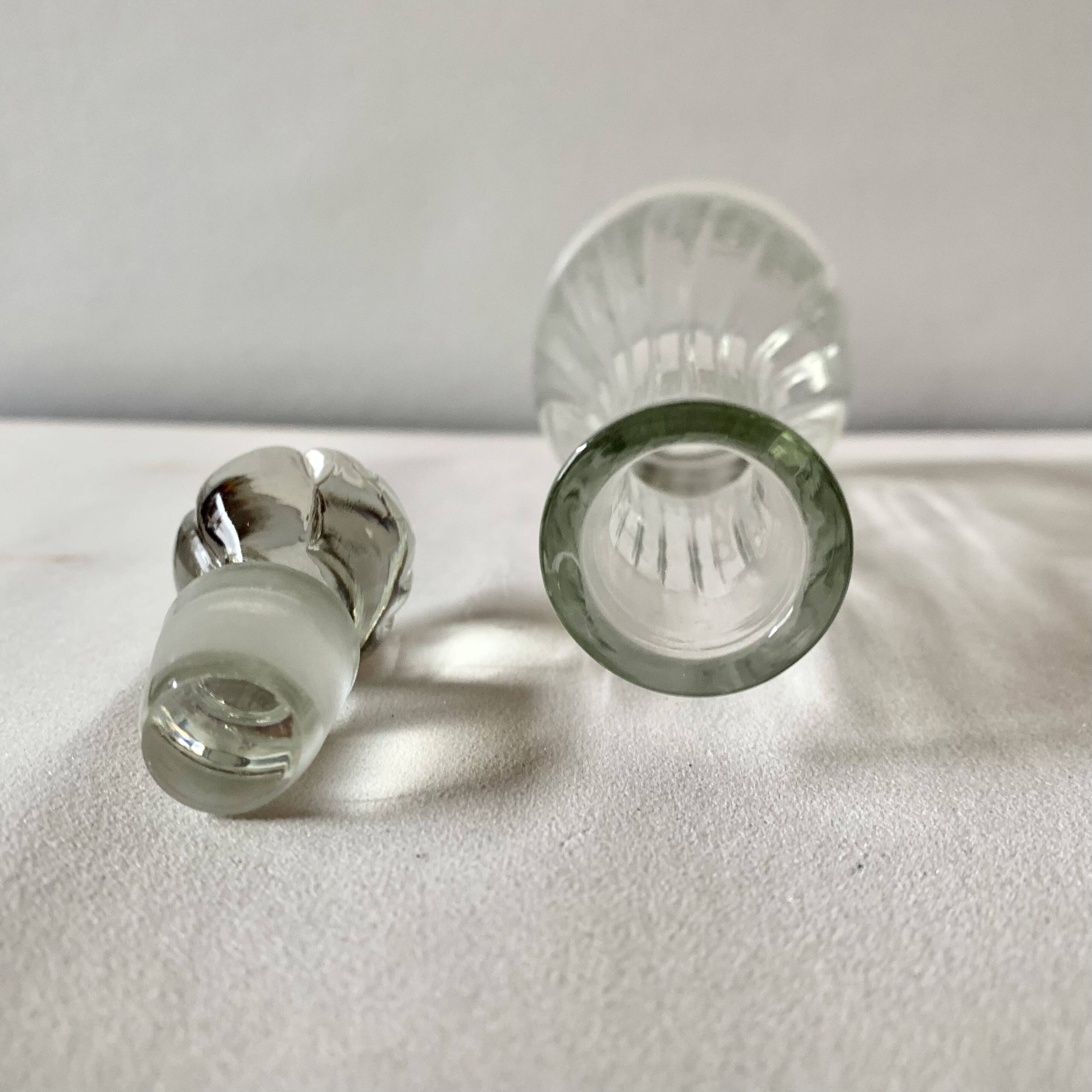 Old cut crystal liquor service