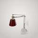 Philippe Starck Archimoon K lamp for Flos 1998 with red collar.
