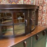1930s English Art Deco oak buffet