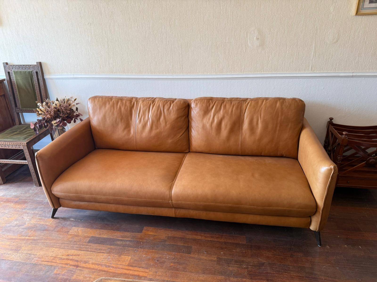 Leather sofa