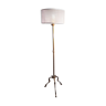 floor lamp bronze1960 a70 foot bronze label paris state very correct abatjour 38x20cm sending possible