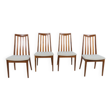 Mid-Century Teak Dining Chairs by Leslie Dandy for G-Plan, 1960s, Set of 4