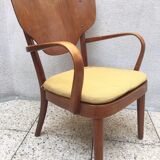 Fritz Hansens beech armchair