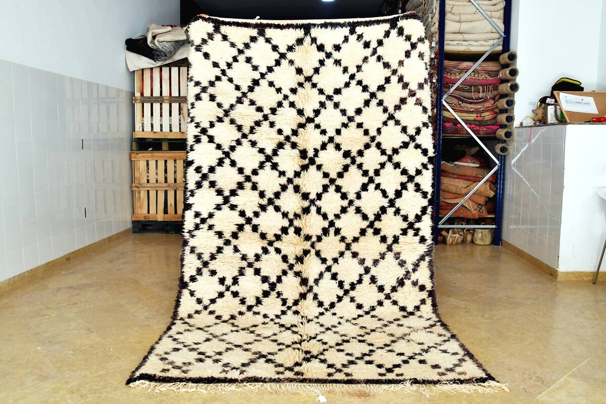 Vintage Beni Ouarain rug