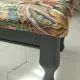Small vintage tapestry footstool.