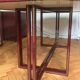 Burgundy Pierre Vandel dining table vintage 1970s