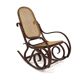 Beech rocking chair with caning, Fischel, Vienna, 1930