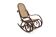 Beech rocking chair with caning, Fischel, Vienna, 1930
