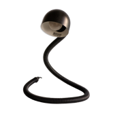 Lampe serpent noire