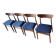 Set of 4 Schionning and Elgaard teak dining chairs, Denmark 1960s