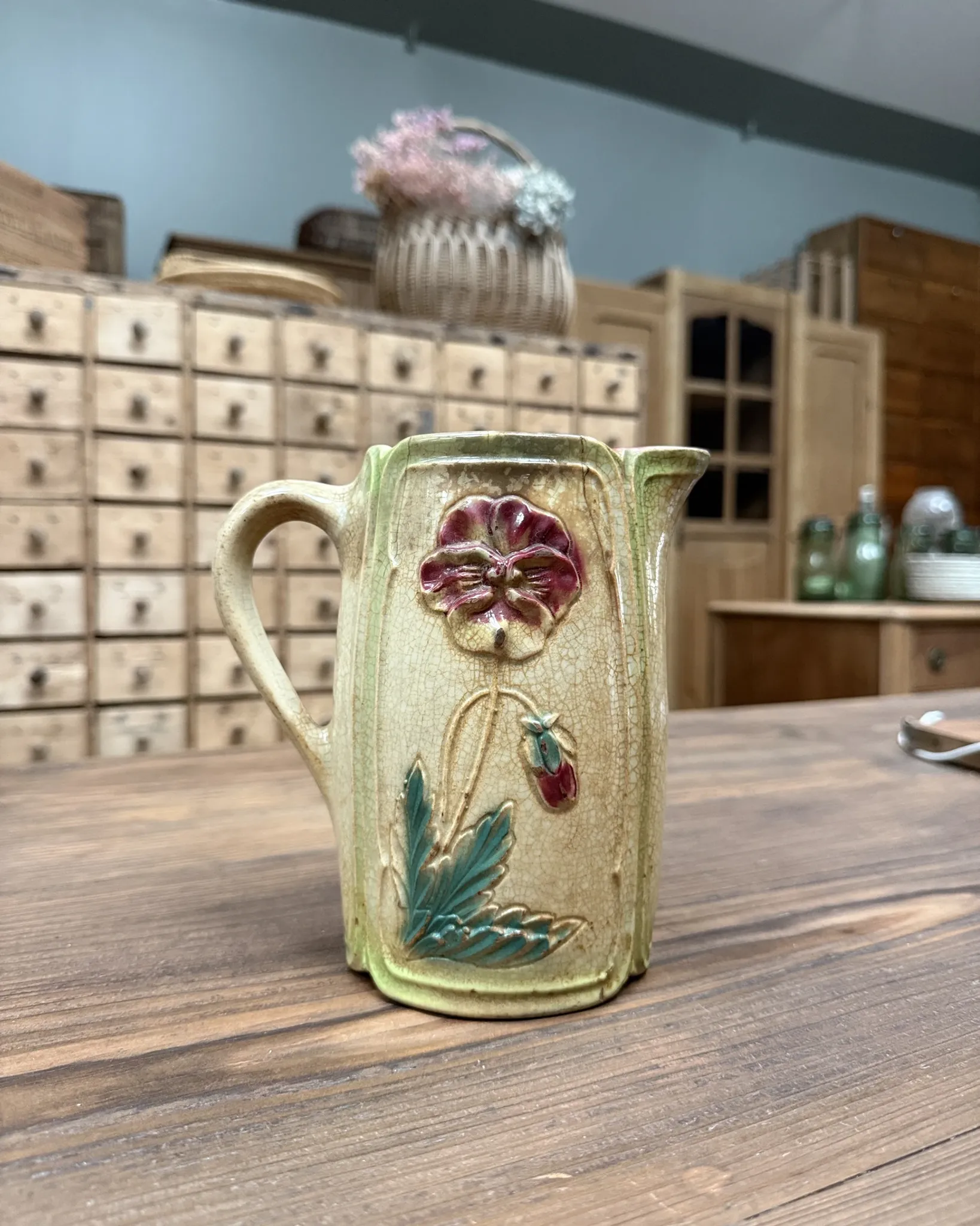 Saint Clément slipware jug