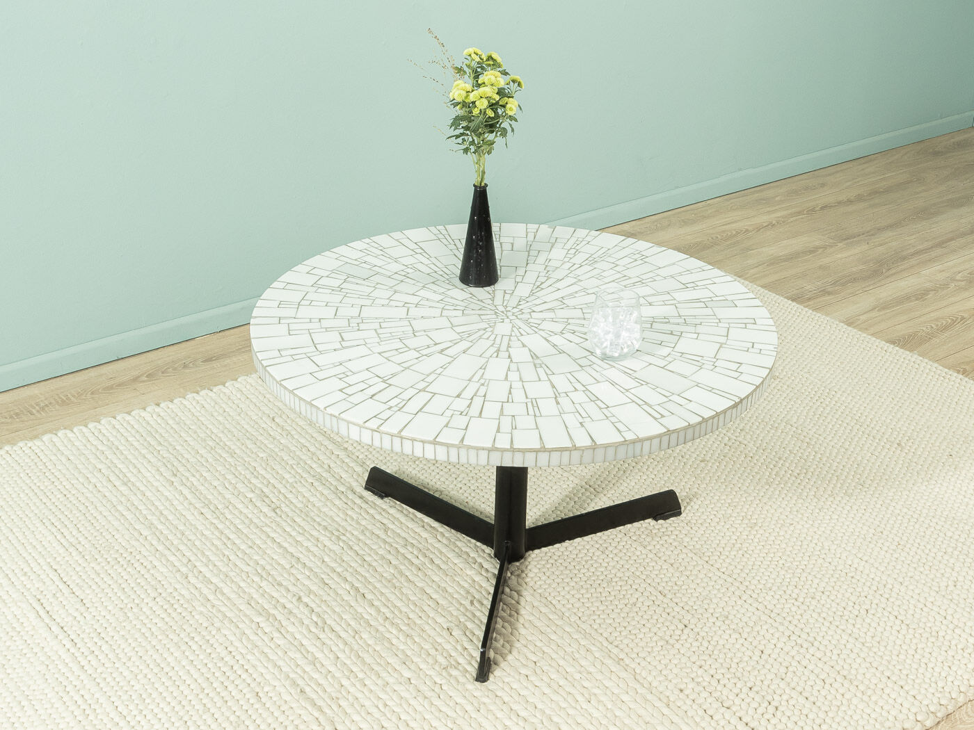 1950s mosaic coffee table