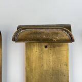 Rare set of four wall-mounted coat hooks by Azucena, 1950s.