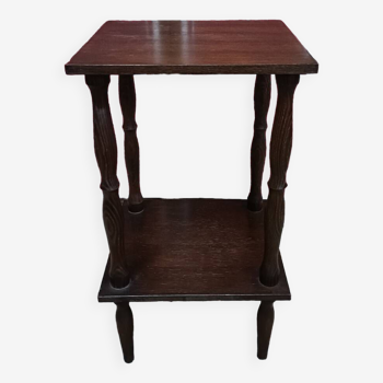 Vintage 2-tier pedestal table