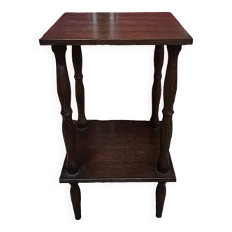 Vintage 2-tier pedestal table