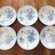 6 assiettes plates Sarreguemines U&C Flore